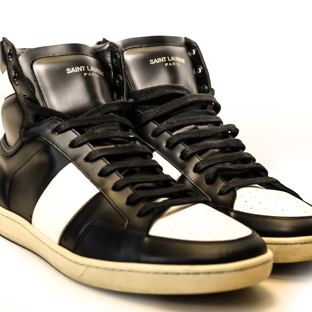 Sent Laurent Black/White SL10H High Top Sneaker